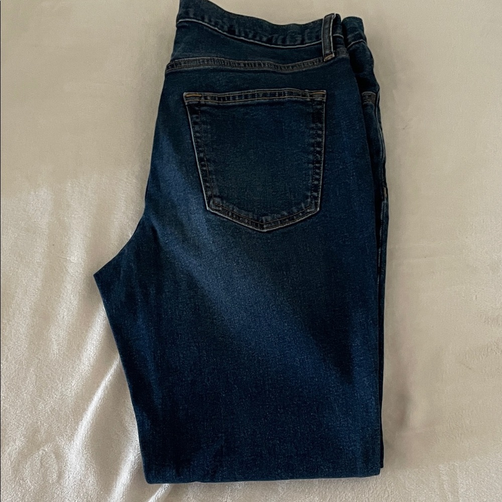 Old Navy Men's Dark Blue Straight Jeans